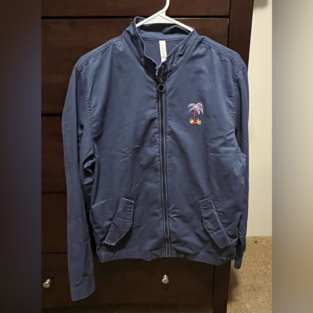 ZARA Man Hawaii Island Life Zip Jacket